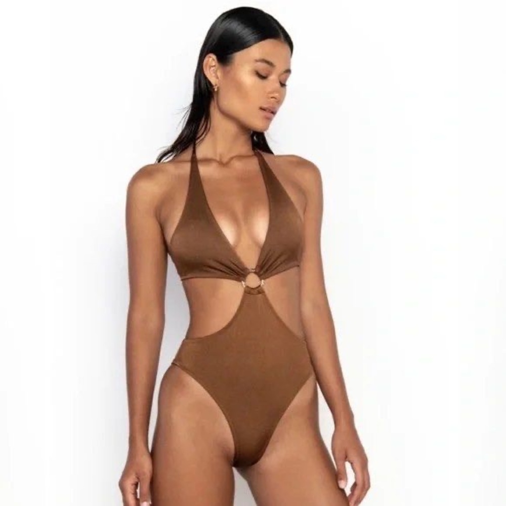 Sommer Swim Small Ada One Piece in Rum